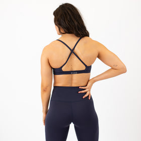 X Back Sports Bra - Chloe in Parisian Night